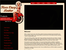 Tablet Screenshot of horndawgleather.com